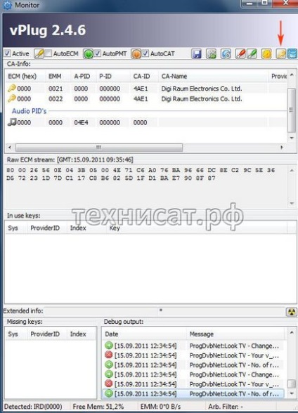 Technisat - vplug для progdvb