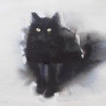 Théophile Steinlen - macska sétál egyedül - kototeka - a legérdekesebb dolog a világon a macskák