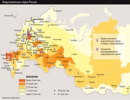 Teritoriul dezvoltării - țara dezvoltă în mod activ proiectele pentru crearea parcurilor industriale