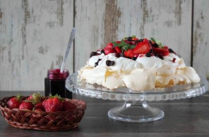 Pavlova - lépésről lépésre recept fotók