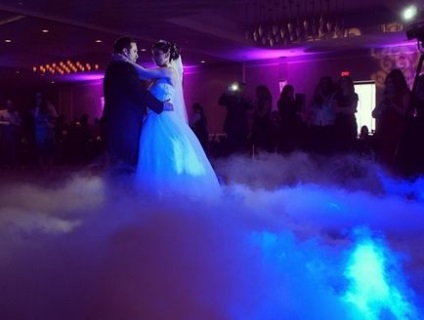 Ceață pentru nuntă