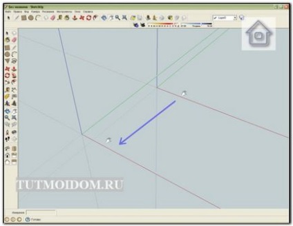 Tutmoydom - férfi workshop - tanulmányi SketchUp programmal - 2. lecke - rulett és útmutatók