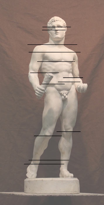 Figura educativă a figurii de gips din Heracle