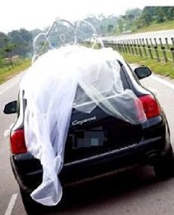 Decorarea mașinilor de nuntă cu mâinile proprii