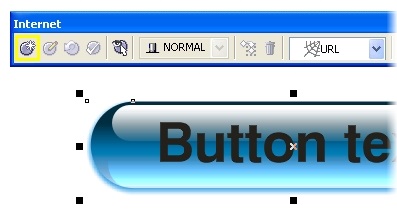 Coreldraw tanulságok - üveg gombok, ami rollover`a - szoftverek
