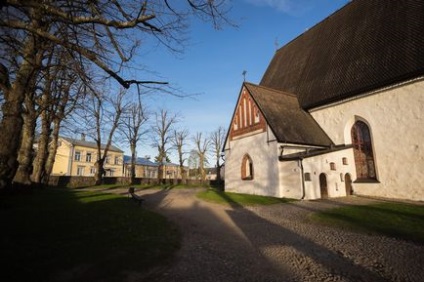 A hangulatos város Porvoo Finnország