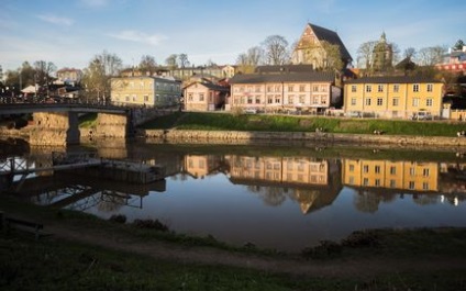 A hangulatos város Porvoo Finnország