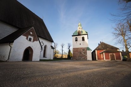 A hangulatos város Porvoo Finnország