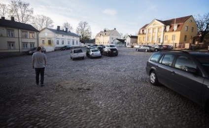 A hangulatos város Porvoo Finnország