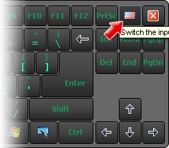 Tastatură virtuală tastatură virtuală fierbinte (virtual) Tastatură virtuală virtuală cu tastatură virtuală