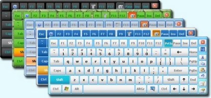 Віртуальна клавіатура hot virtual keyboard для друку тексту за допомогою миші або сенсорного екрану