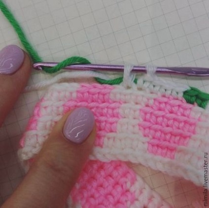 Am tricotat crochetul de jacquard într-un cerc - târg de maeștri - manual, manual
