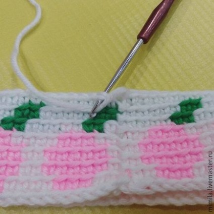 Am tricotat crochetul de jacquard într-un cerc - târg de maeștri - manual, manual