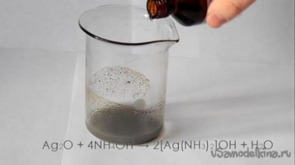 Хімічний дослід отримання срібного дзеркала