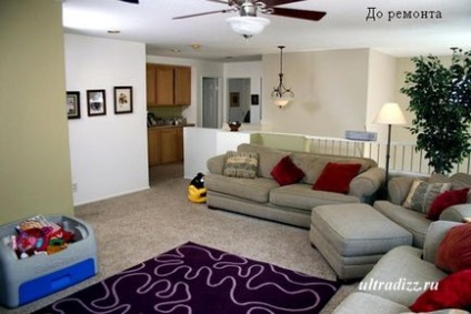 O culoare strălucitoare în interiorul apartamentului este un exemplu de reparație spectaculoasă