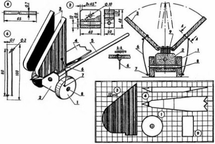 Scaun rulant amuzant, constructor de modele