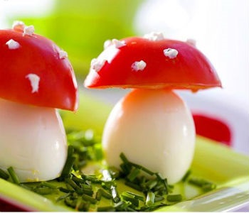 Gustare de ciuperci din ouă și roșii - aperitive reci din 1001 de alimente