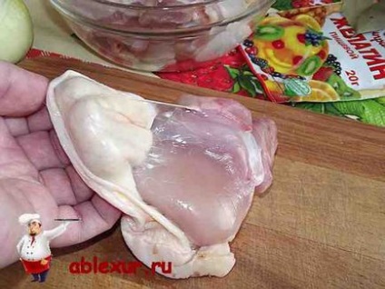 Желирано пиле вкусна рецепта и красив дизайн