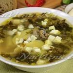 Borsch verde cu urzici