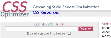 24 Онлайн-сервсісов для стиснення та оптимізації css коду