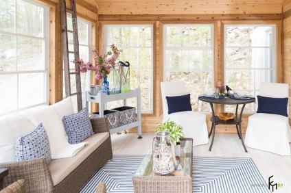 30 Idei pentru decorarea unei verande din lemn (terase) pe fotografie