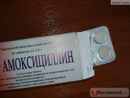 Amoxicilina antibiotică - 