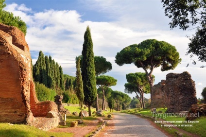 Traseul Appia din Roma din rubrica fotografie