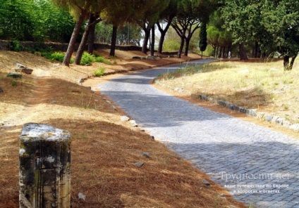 Аппієва дорога в римі маршрут з фото статті