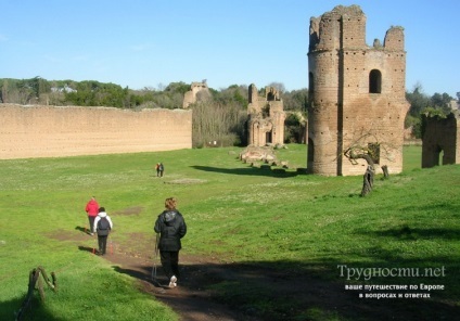 Traseul Appia din Roma din rubrica fotografie