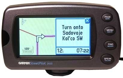 Mașină GPS navigator garmin streetpilot 2610