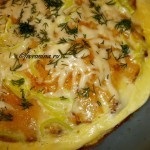 Pancake pizza într-o tigaie în limba germană, simpatie