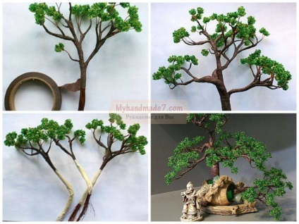 Bonsai din margele interesante clase de master cu fotografie