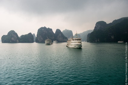 Halong Bay Vietnamban, vagy 5 ok, hogy látogasson el az új 7 csodája a természet