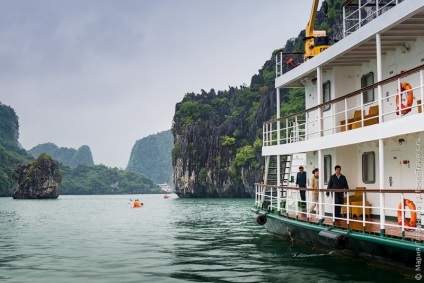 Halong Bay Vietnamban, vagy 5 ok, hogy látogasson el az új 7 csodája a természet