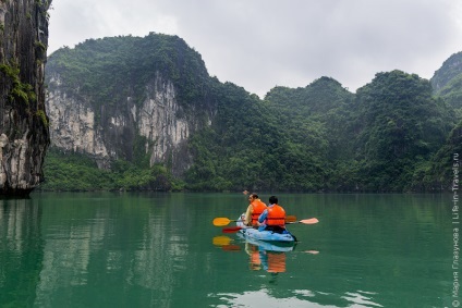 Halong Bay Vietnamban, vagy 5 ok, hogy látogasson el az új 7 csodája a természet