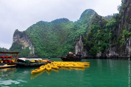 Halong Bay Vietnamban, vagy 5 ok, hogy látogasson el az új 7 csodája a természet