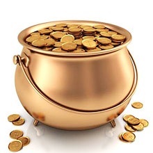 Wealth Bowl талисман Фън Шуй