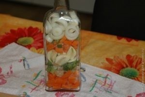 Декоративна пляшка для кухні
