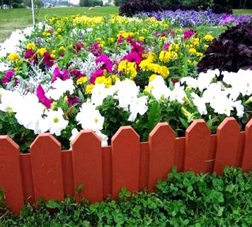 Garduri decorative pentru paturi de flori - fotografii și video