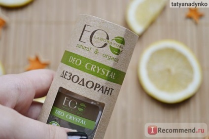 Дезодорант ecolab део-ролл жіночий deo crystal лимон і апельсин - «труднощі вибору чому я