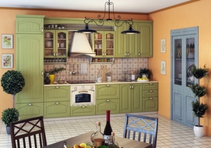 Дизайн кухні зеленого кольору - 5 правил, 3 стилю
