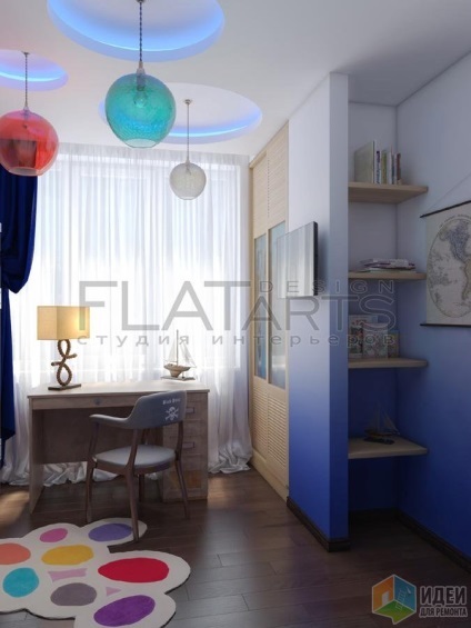 Proiect de proiectare a unui apartament cu doua camere, reamenajarea unui apartament standard din doua piese, un apartament de apartament pentru o familie cu