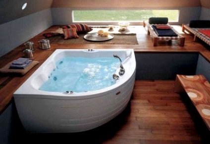 Jacuzzi pentru baie Cum de a alege o baie cu un sistem de jacuzzi