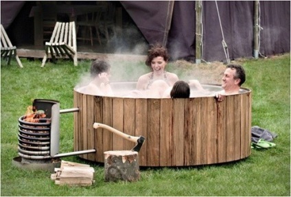 Jacuzzi în natură, sau cum să construiască o piscină în zona vilei cu propriile mâini, un hipermarket