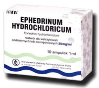 Efedrina - una dintre componentele bronhodilatatorului