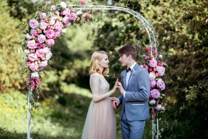 Етюд в рожевих тонах, весільна наречена 2017