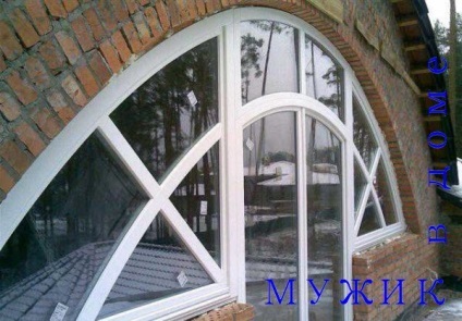 Göndör PVC-ablakok - a legjobb módja, hogy díszítse a ház homlokzata