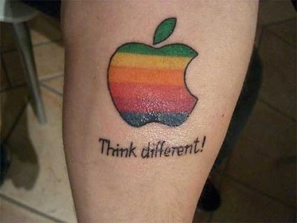 Фото і значення татуювання яблуко