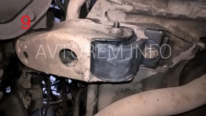Фотозвіт з описом заміни задньої подушки (опори) двигуна автомобілів daewoo lanos, daewoo
