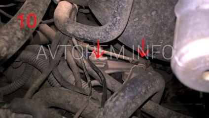Raportul foto care descrie înlocuirea pernei din spate a motorului auto daewoo lanos, daewoo